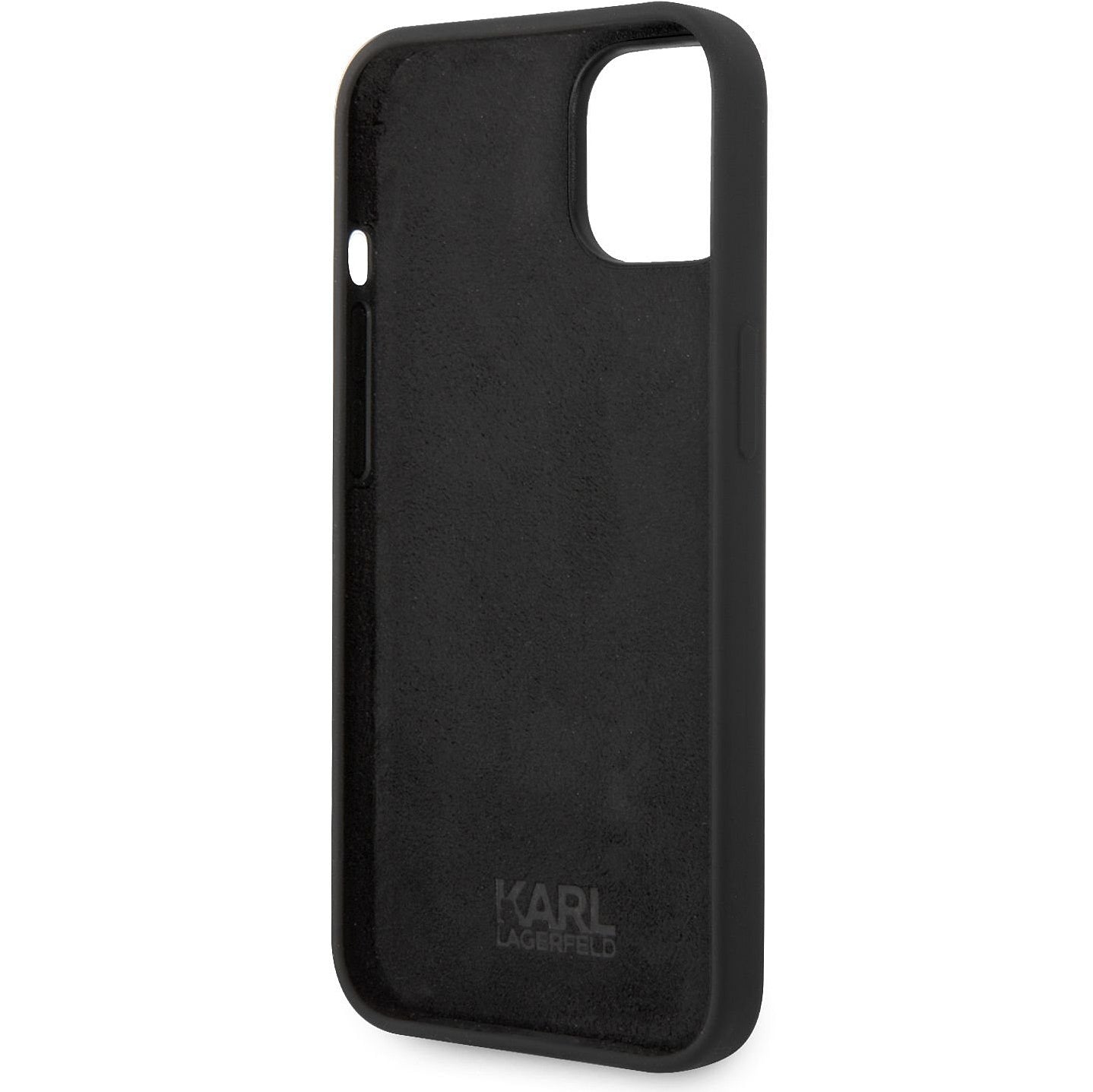 Maska za Apple iPhone 14 Plus, Karl Lagerfeld, Silicone Body Choupette, Crna