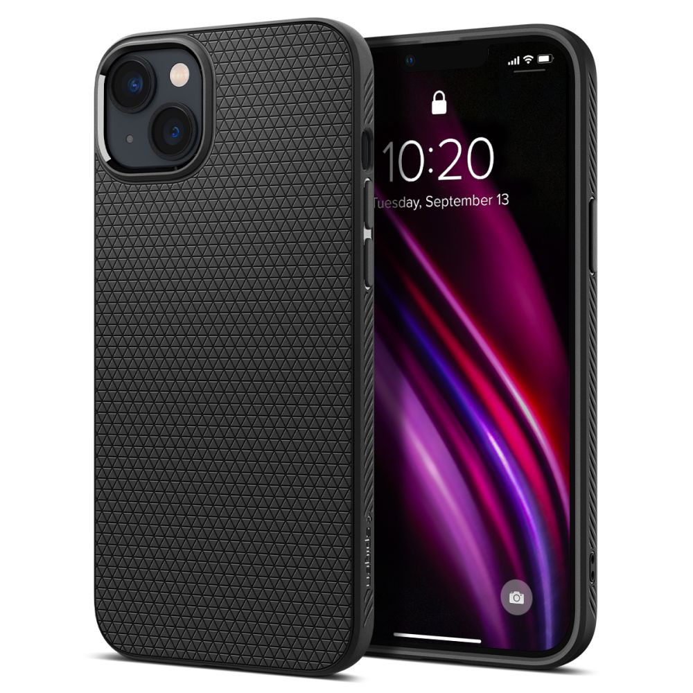 Futrola za Apple iPhone 14, Spigen, Liquid Air, Mat crna