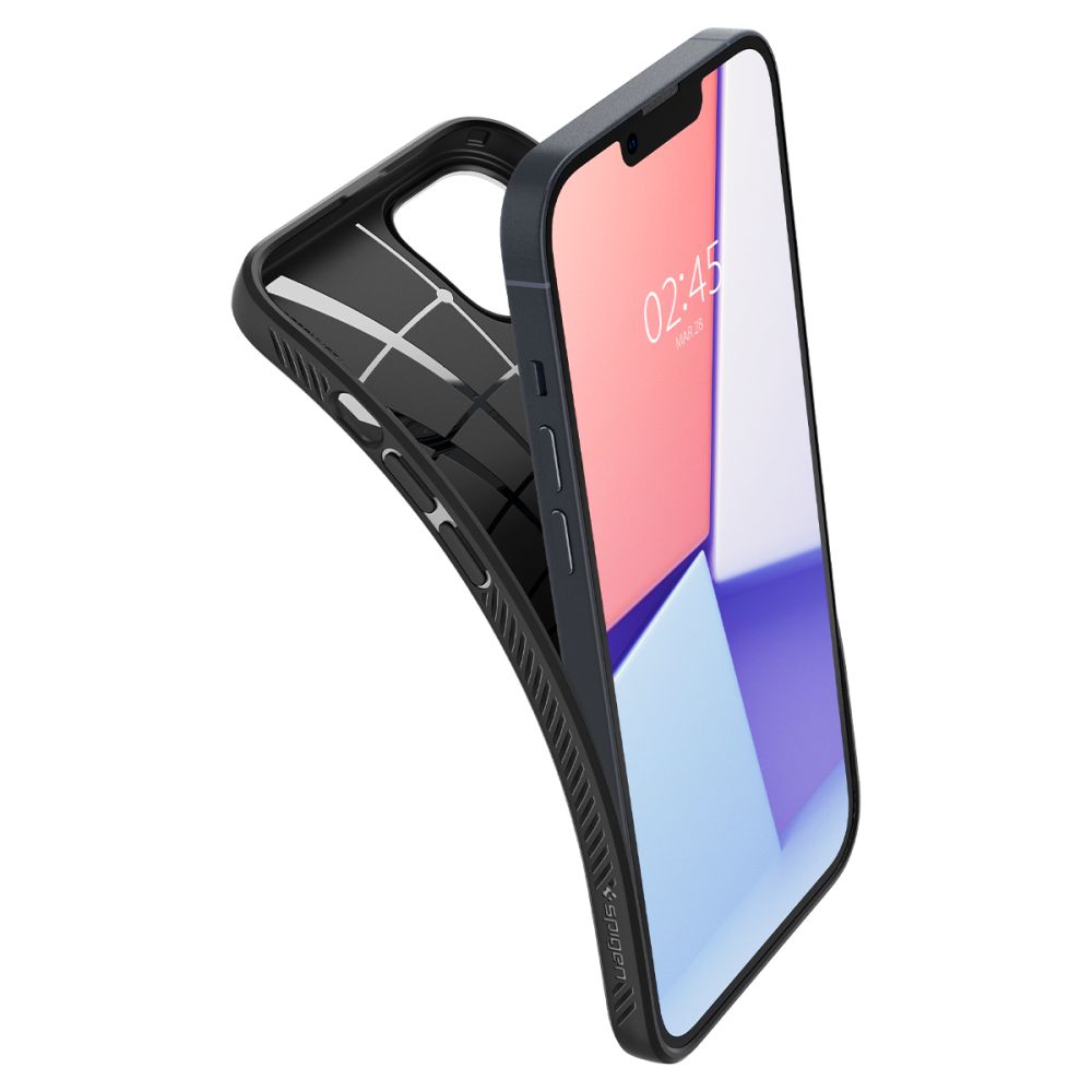Futrola za Apple iPhone 14, Spigen, Liquid Air, Mat crna