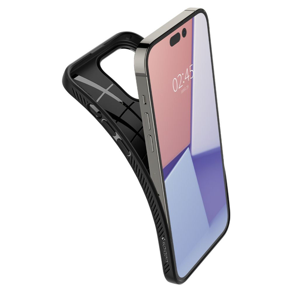 Futrola za Apple iPhone 14 Pro Max, Spigen, Liquid Air Matte, Crna ACS04813