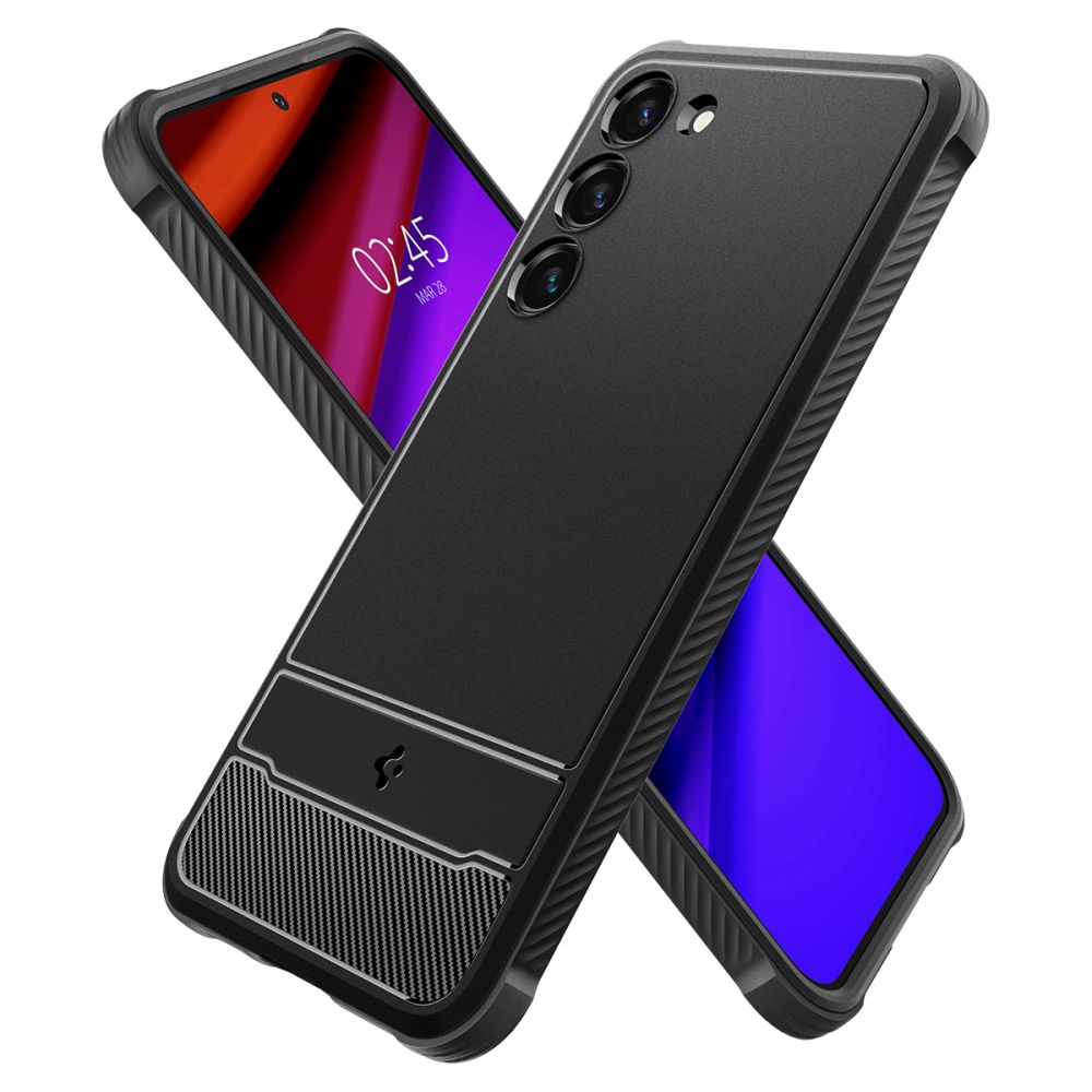 Futrola za Samsung Galaxy S23 S911, Spigen, Rugged Armor, Crna ACS05711