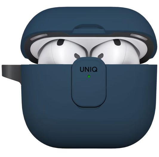 Futrola UNIQ Clyde za Apple AirPods 4, Plavo Crna