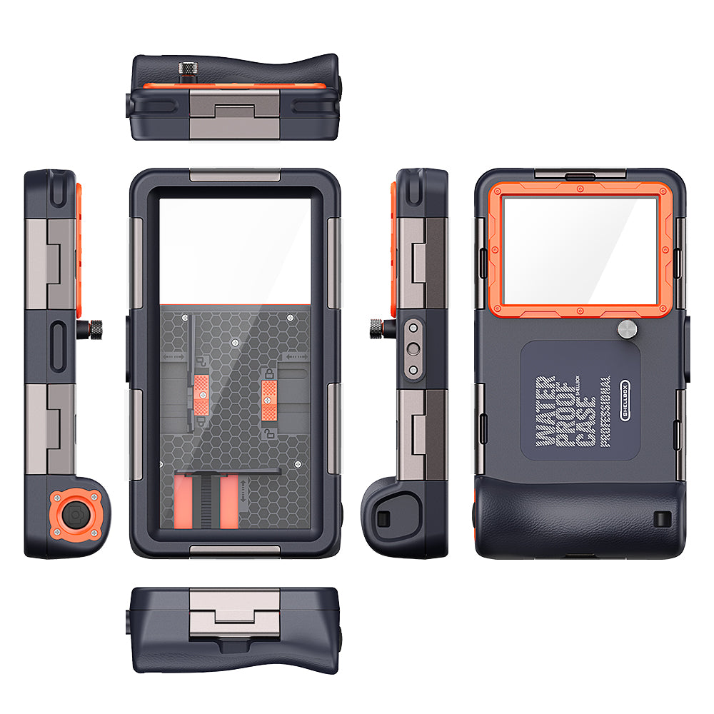Univerzalna Vodootporna Torbica za Telefon max. 6.8inch, ShellBox, Crna