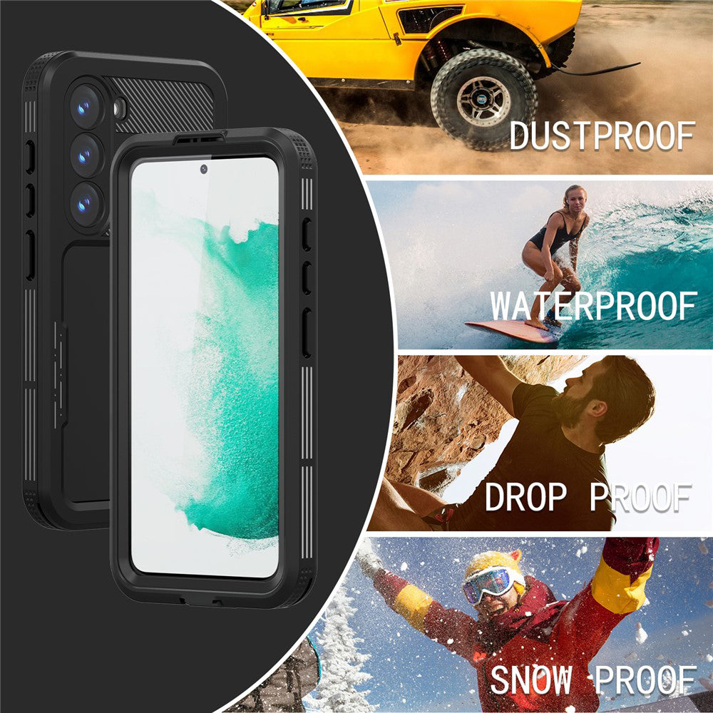 Vodootporna torbica za Samsung Galaxy S26 Plus S947, ShellBox, Crna