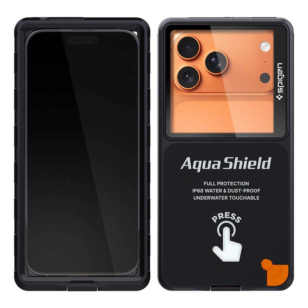 Univerzalna vodootporna futrola Spigen, Aqua Shield A604, Crna ACS11675