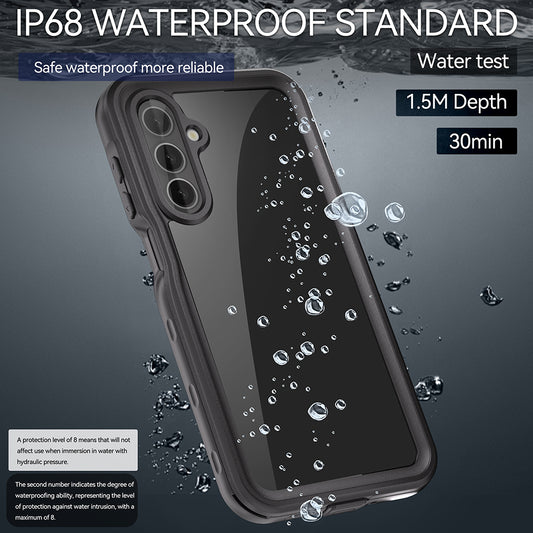 Vodootporna maska za Samsung Galaxy A16 5G A166 / A16 4G A165, ShellBox, Crna