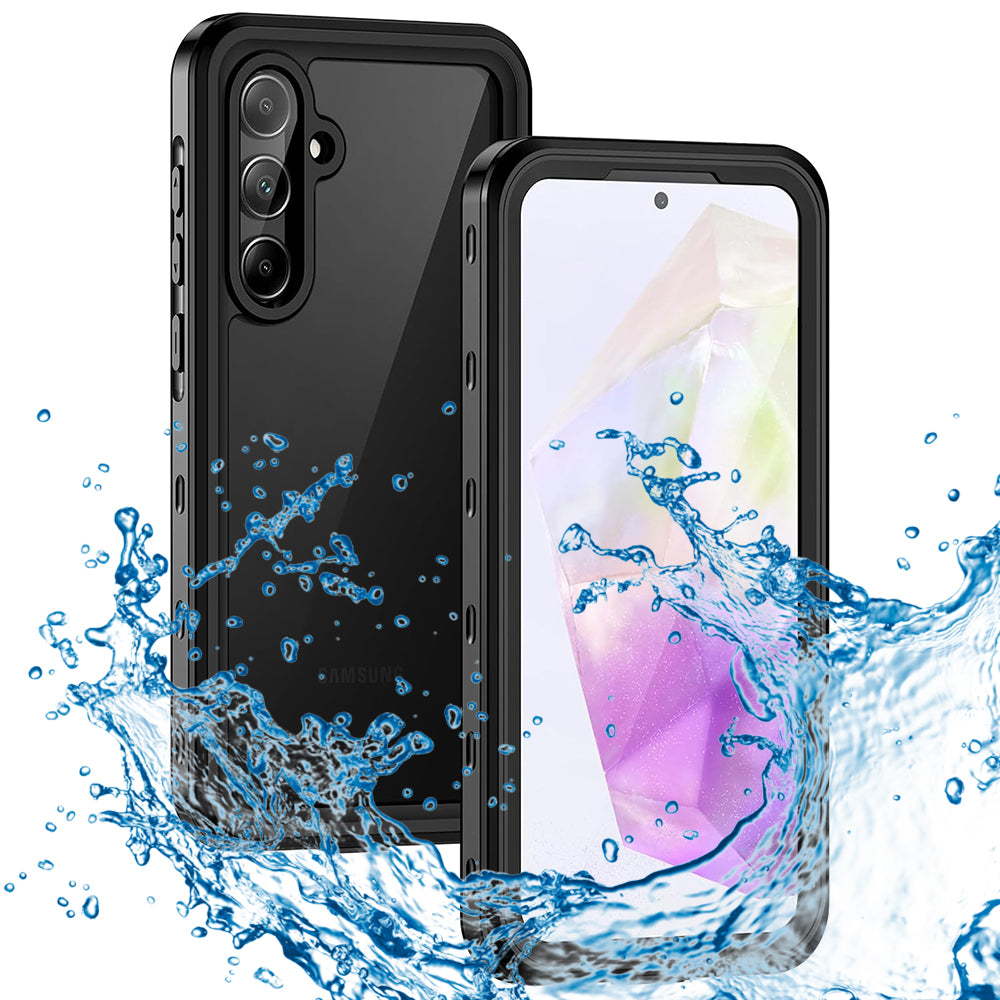 Vodootporna maska za Samsung Galaxy A35 5G A356, ShellBox, Crna