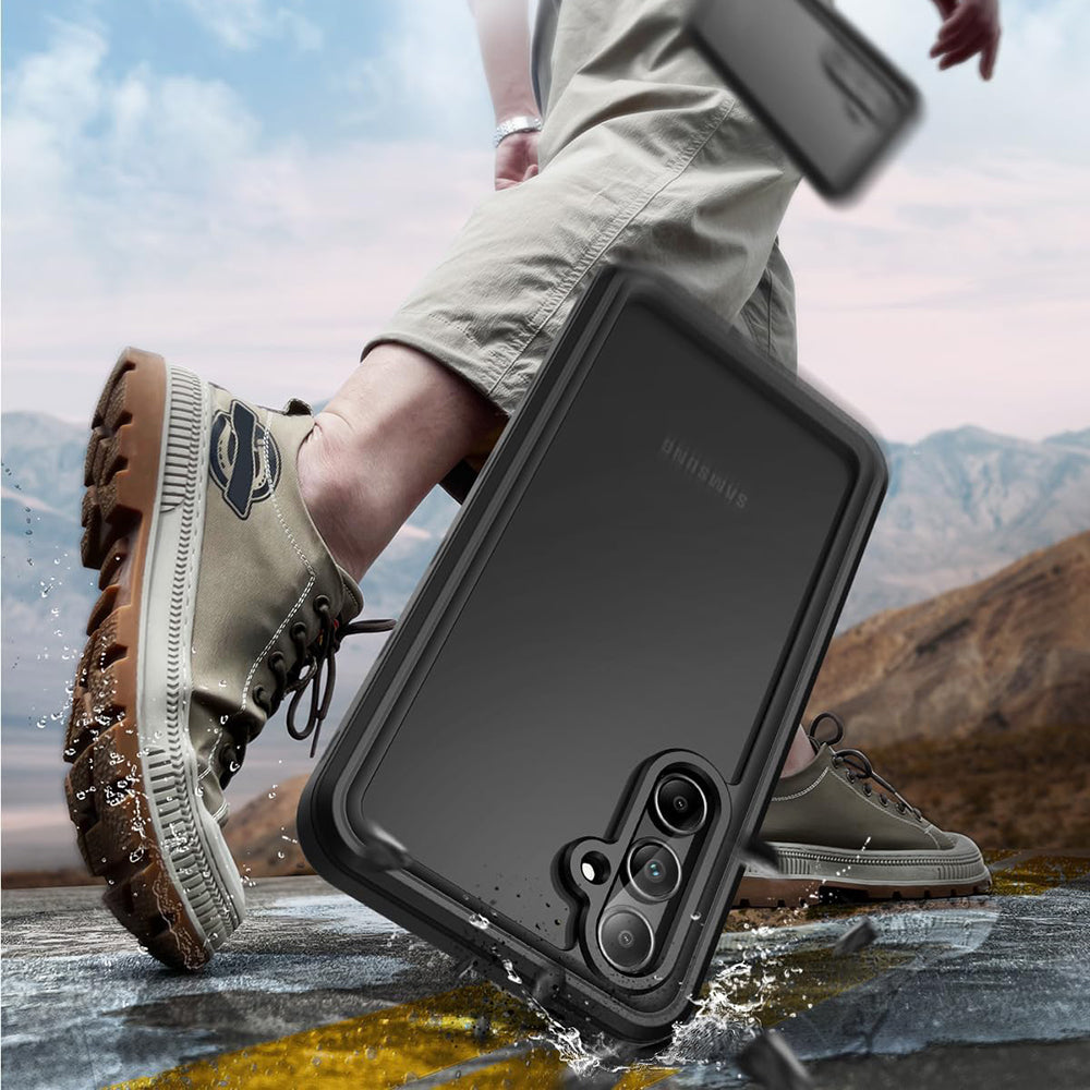 Vodootporna maska za Samsung Galaxy A35 5G A356, ShellBox, Crna