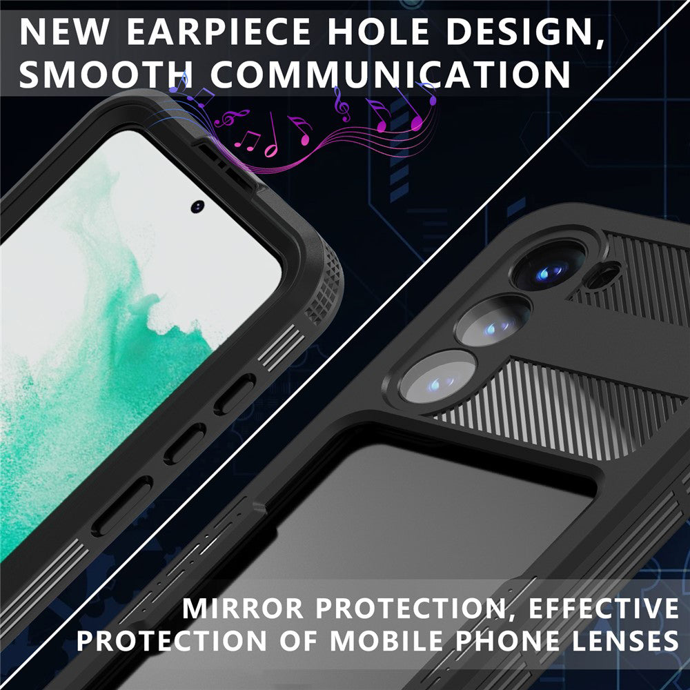 Vodootporna maska za Samsung Galaxy S26 S942, ShellBox, Crna