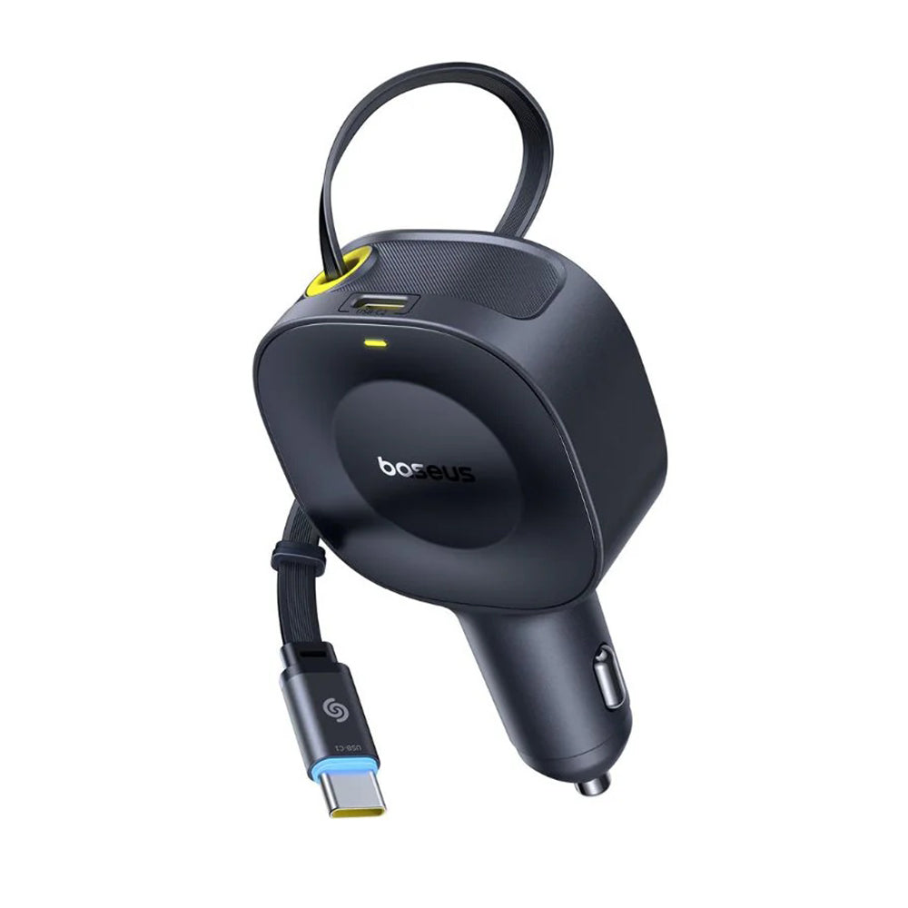 Auto punjač s USB-C kabelom Baseus PrimeTrip VR2, 30W, 3A, 1 x USB-C, Crni C0206400