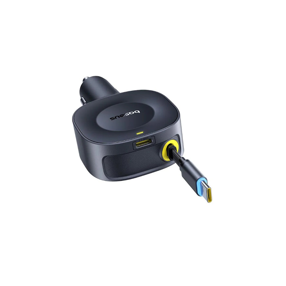 Auto punjač s USB-C kabelom Baseus PrimeTrip VR2, 30W, 3A, 1 x USB-C, Crni C0206400