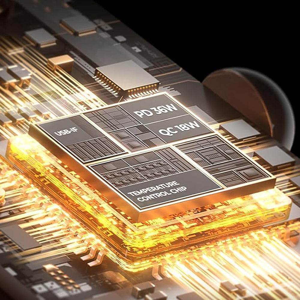 Auto punjač s USB-C kabelom Lisen, 51W, 3A, 1 x USB-A - 1 x USB-C, Tamno plavi YL0223080047