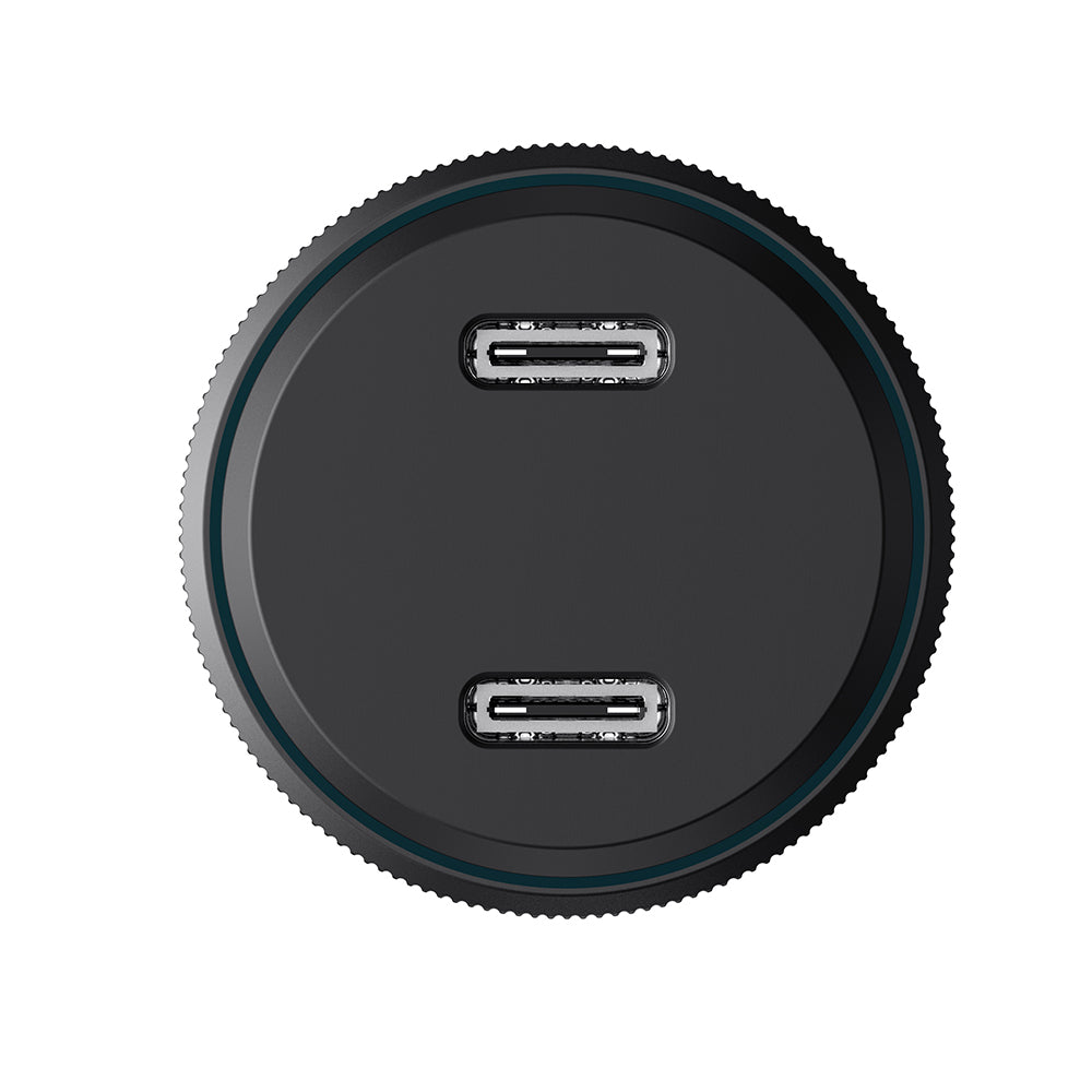 Auto punjač HAVIT CC2014, 30W, 3A, 2 x USB-C, Crni