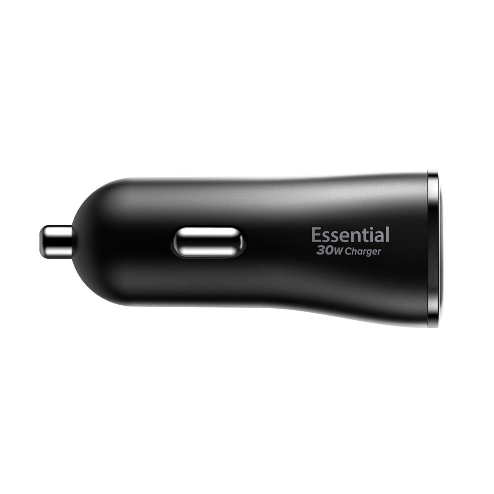 Auto punjač Spigen EV302 Essential, 30W, 3A, 2 x USB-A, Crni ACP08700