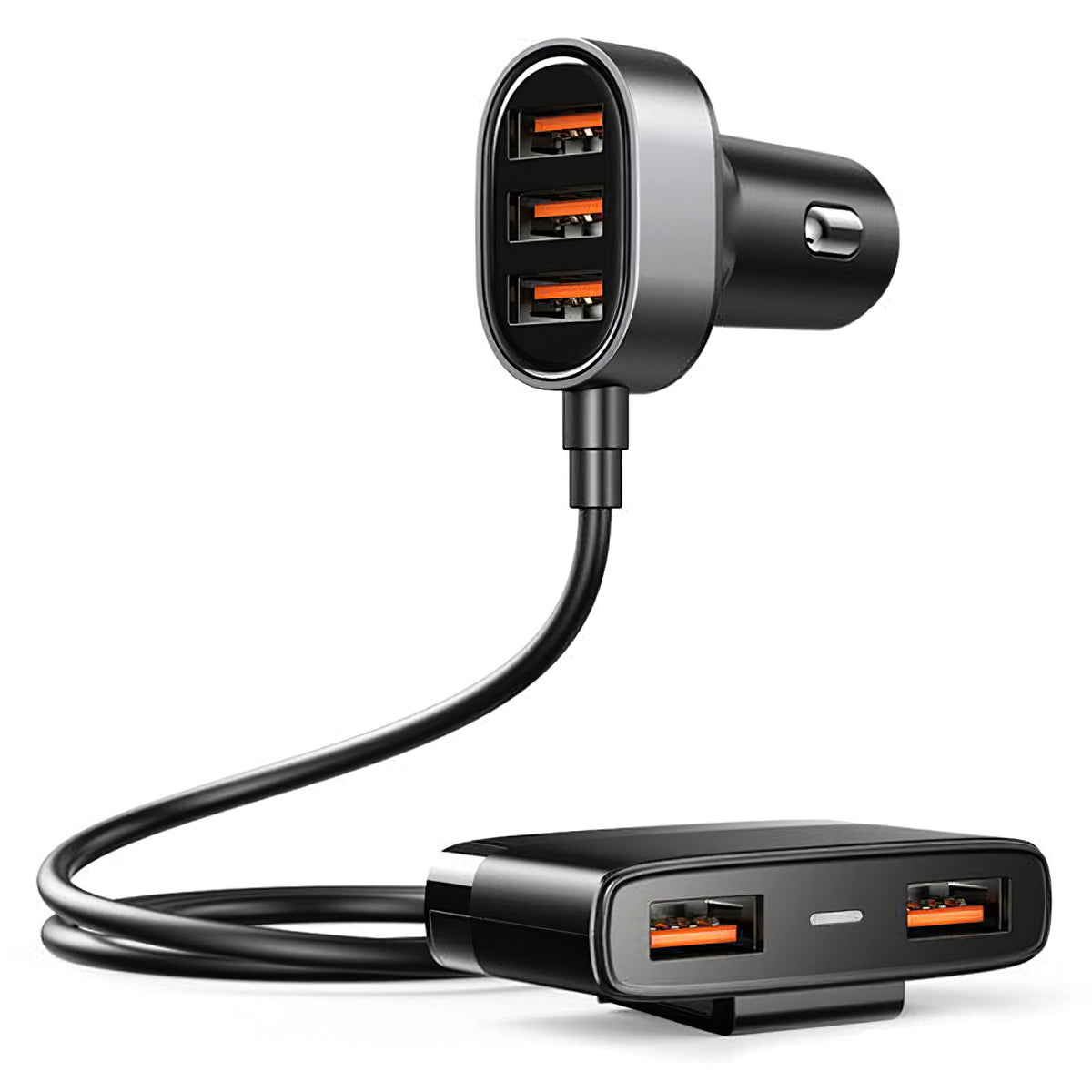 Auto punjač Joyroom JR-CL03, 21W, 2.1A, 5 x USB-A, Crni