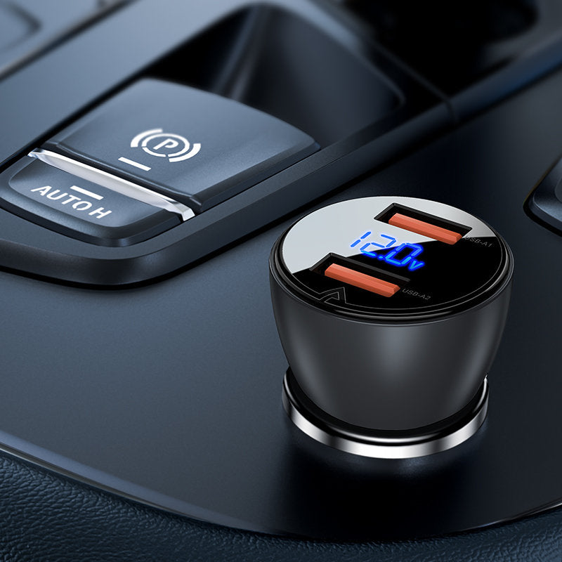 Auto punjač Acefast B7, 45W, 4.5A, 2 x USB-A, Crni