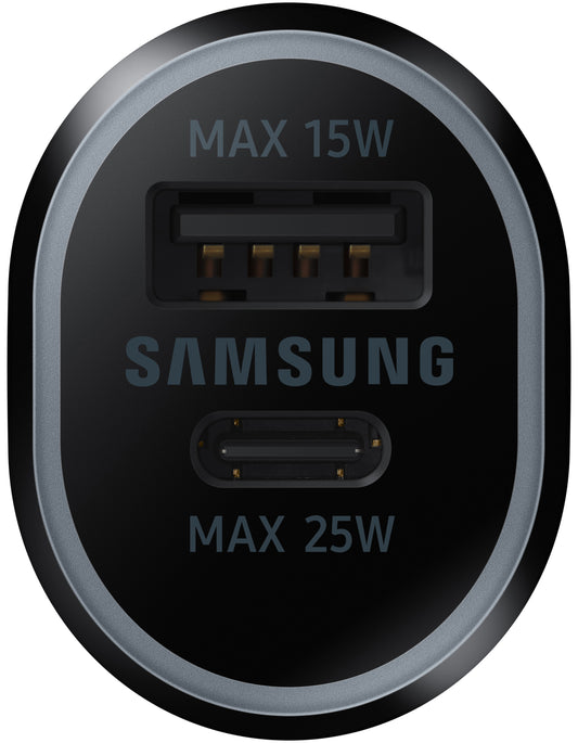 Auto punjač Samsung, 40W, 2A, 1 x USB-A - 1 x USB-C, Crni EP-L4020NBEGEU