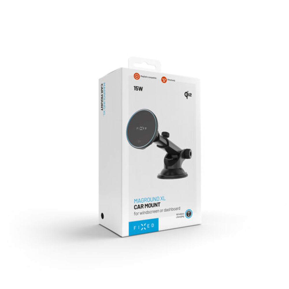 Auto punjač Wireless Fixed MagRound 2 XL, 15W, 1.67A, Crni