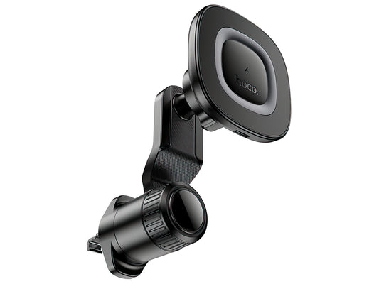 Auto punjač bežični HOCO HW30, 15W, 1.67A, Crni