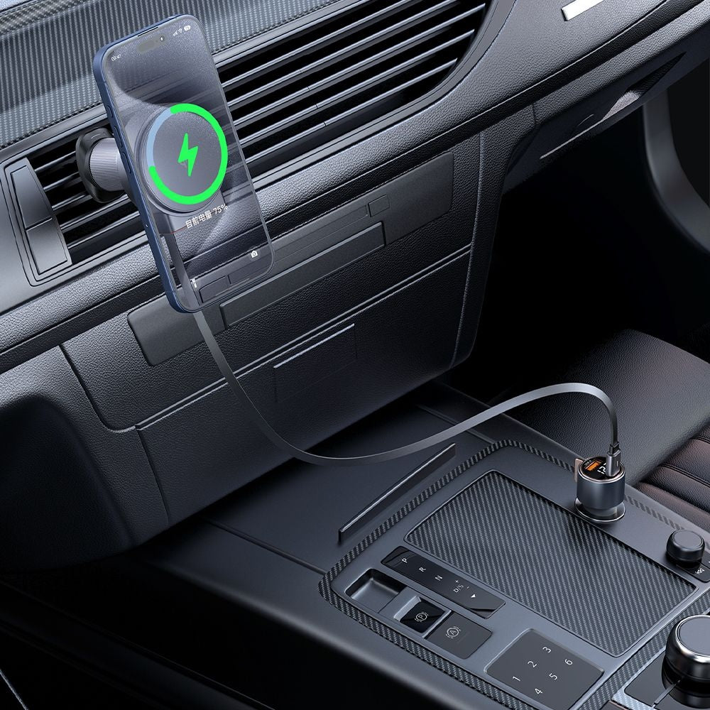 Auto punjač bez žice McDodo CH-0090, 15W, 1.67A, Crni