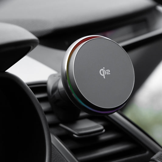 Auto punjač Proove Icecore, bežični, 15W, 1.67A, sivi WHIC15002003