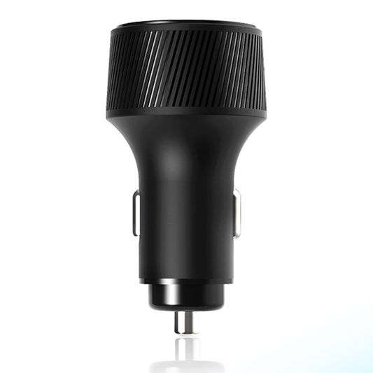 Auto punjač Yesido Y31 Display, 18W, 3A, 2 x USB-A, Crni