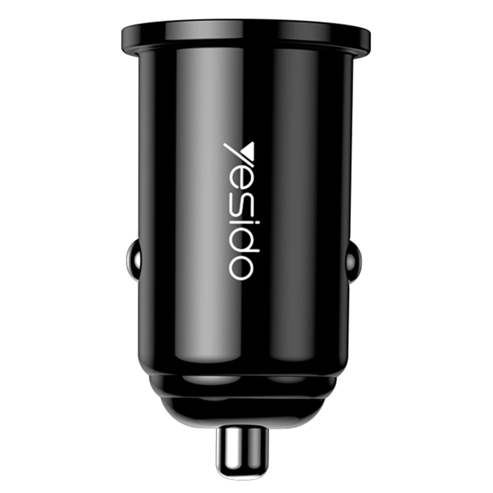 Auto punjač Yesido Y38, 18W, 3A, 1 x USB-A, Crni