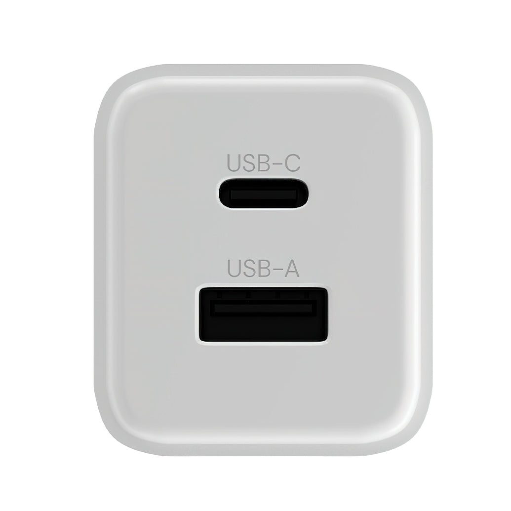 Punjač mreže Allity. ATC-01-45WCC Fast, 45W, 3A, 1 x USB-A - 1 x USB-C, Bijeli