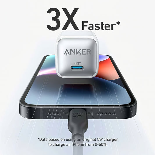 Punjač Anker 512 Nano 3, 20W, 3A, 1 x USB-C, Bijeli A2346G21