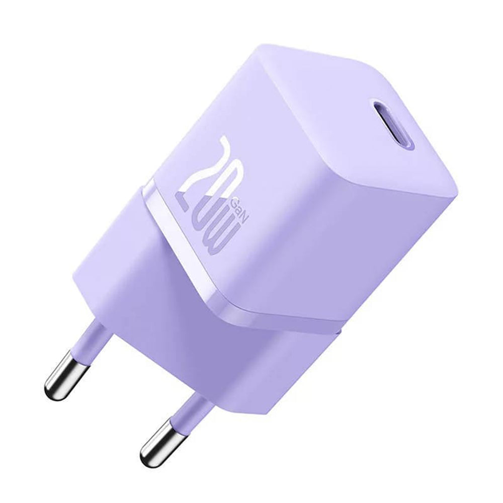 Punjač mreže Baseus, 20W, 3A, 1 x USB-C, Ljubičasti CCGN050105