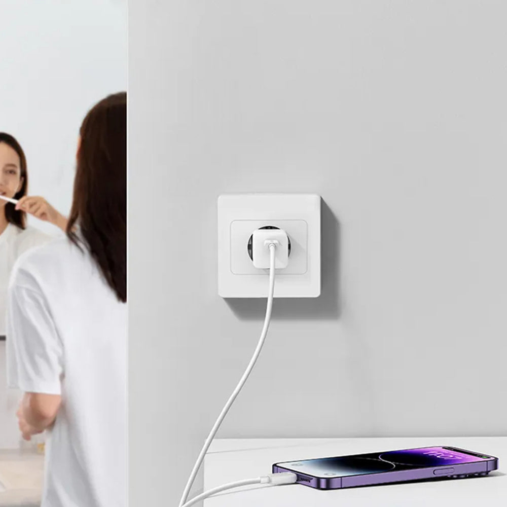 Punjač mreže Baseus, 20W, 3A, 1 x USB-C, Ljubičasti CCGN050105