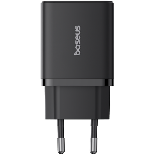 Punjač mreže Baseus Cube, 20W, 3A, 1 x USB-A - 1 x USB-C, Crni P10111403113-00