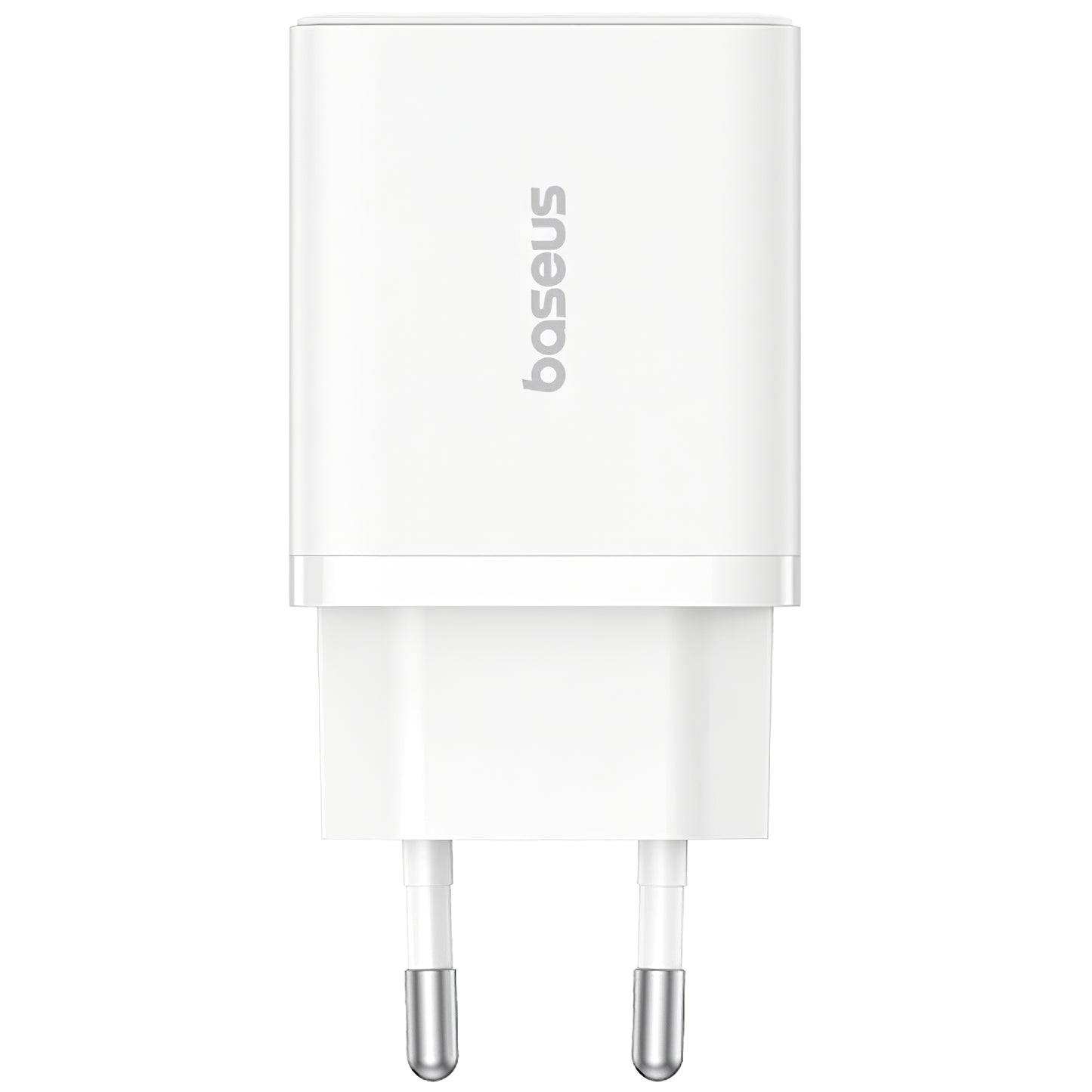 Punjač Baseus Cube, 30W, 2.4A, 1 x USB-A - 1 x USB-C, Bijeli P10111404213-00