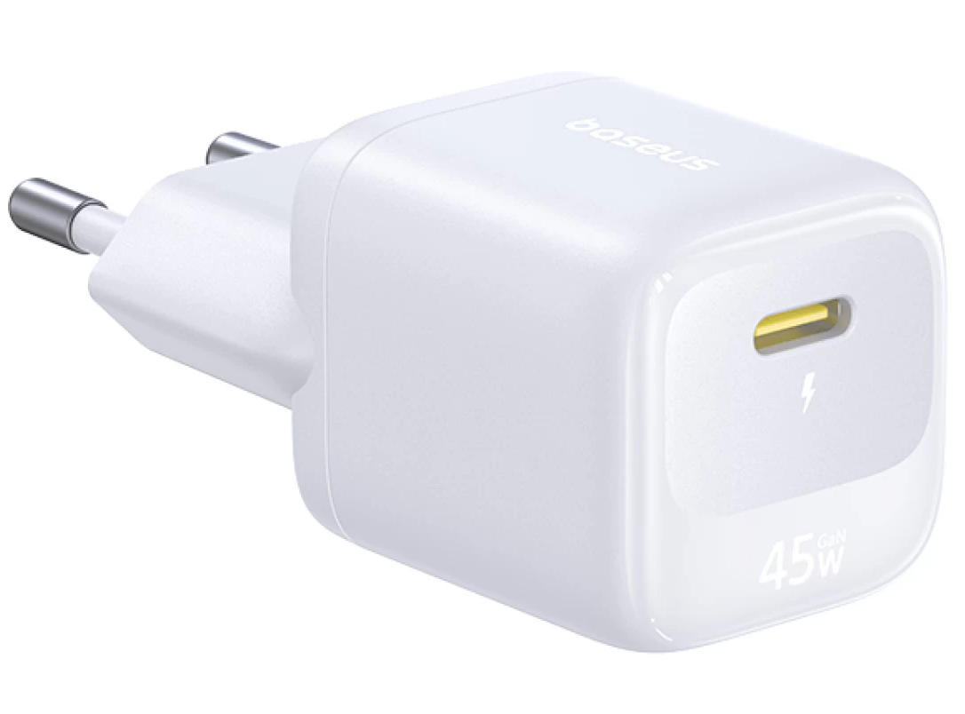 Mrežni punjač Baseus EnerFill FN22, 45 W, 3 A, 1 x USB-C, bijeli E0123301