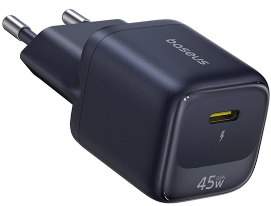 Punjač za mrežu Baseus EnerFill FN22, 45W, 3A, 1 x USB-C, Crni E0123300