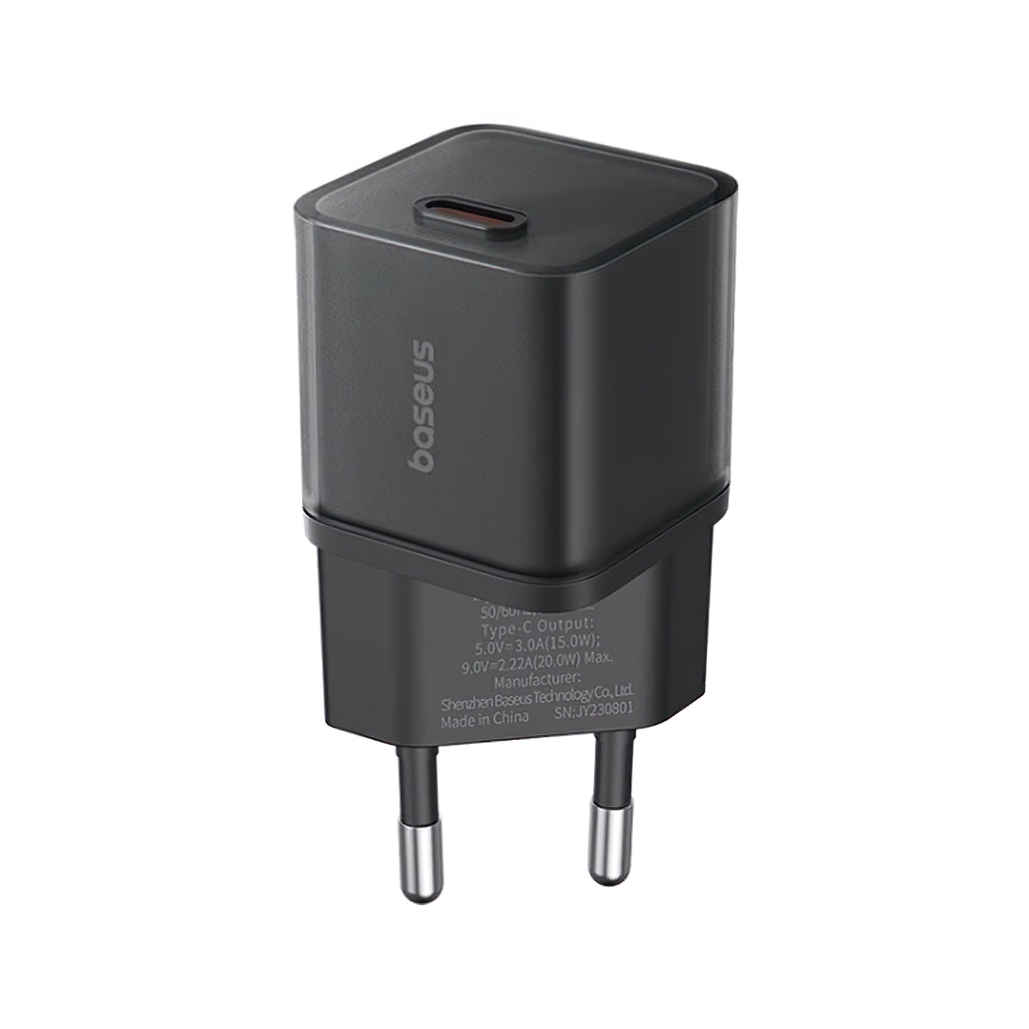 Punjač Baseus GaN5S, 20W, 3A, 1 x USB-C, crni P10162503113-00