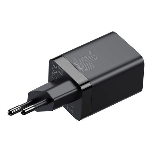 Punjač Baseus Super Si Pro, 30W, 3A, 1 x USB-A - 1 x USB-C, Crni CCSUPP-E01