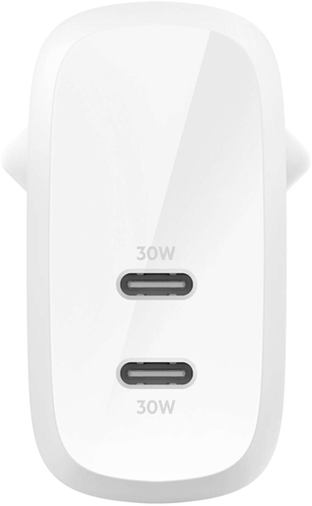 Punjač Mreže Belkin BoostCharge Pro Dual, 60W, 3A, 2 x USB-C, Bijeli WCB010vfWH