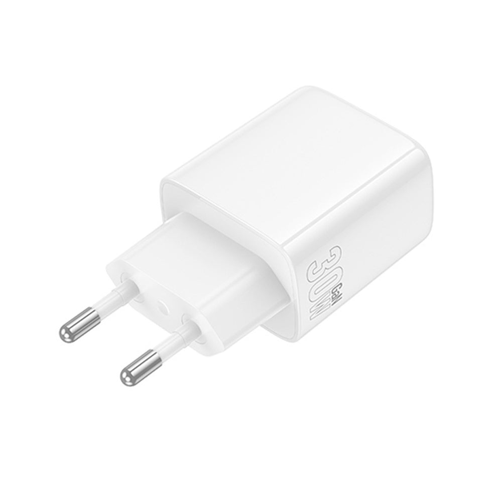 Mrežni punjač Borofone BN29 Fuente, 30W, 3A, 1 x USB-A - 1 x USB-C, Bijeli