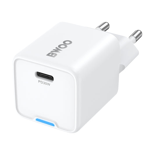 Punjač mreže BWOO CDA211, 30W, 3A, 1 x USB-C, Bijeli