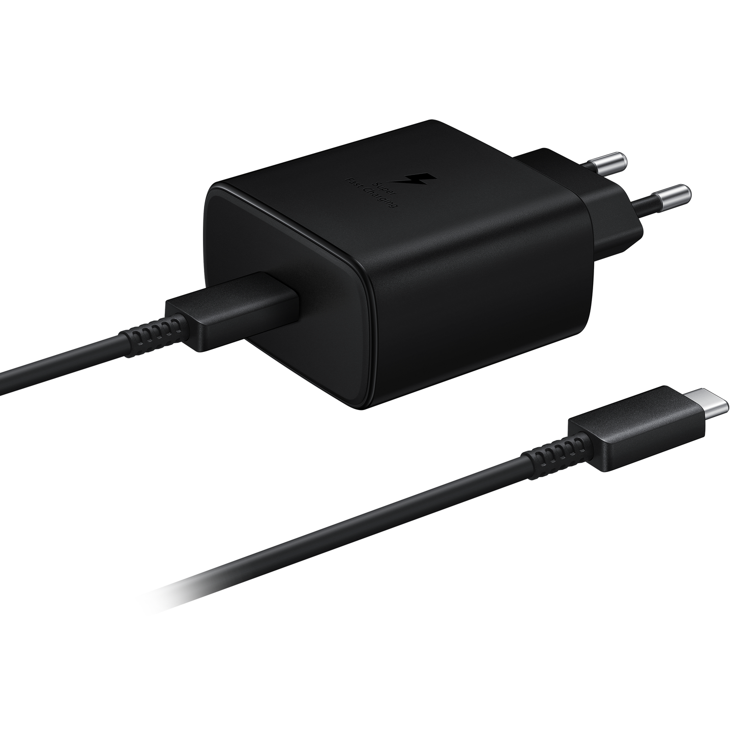 Mrežni punjač s USB-C kabelom Samsung EP-TA845 + DW767JBE, 45W, 4.05A, 1 x USB-C, Crni GP-PTU020SOFBQ