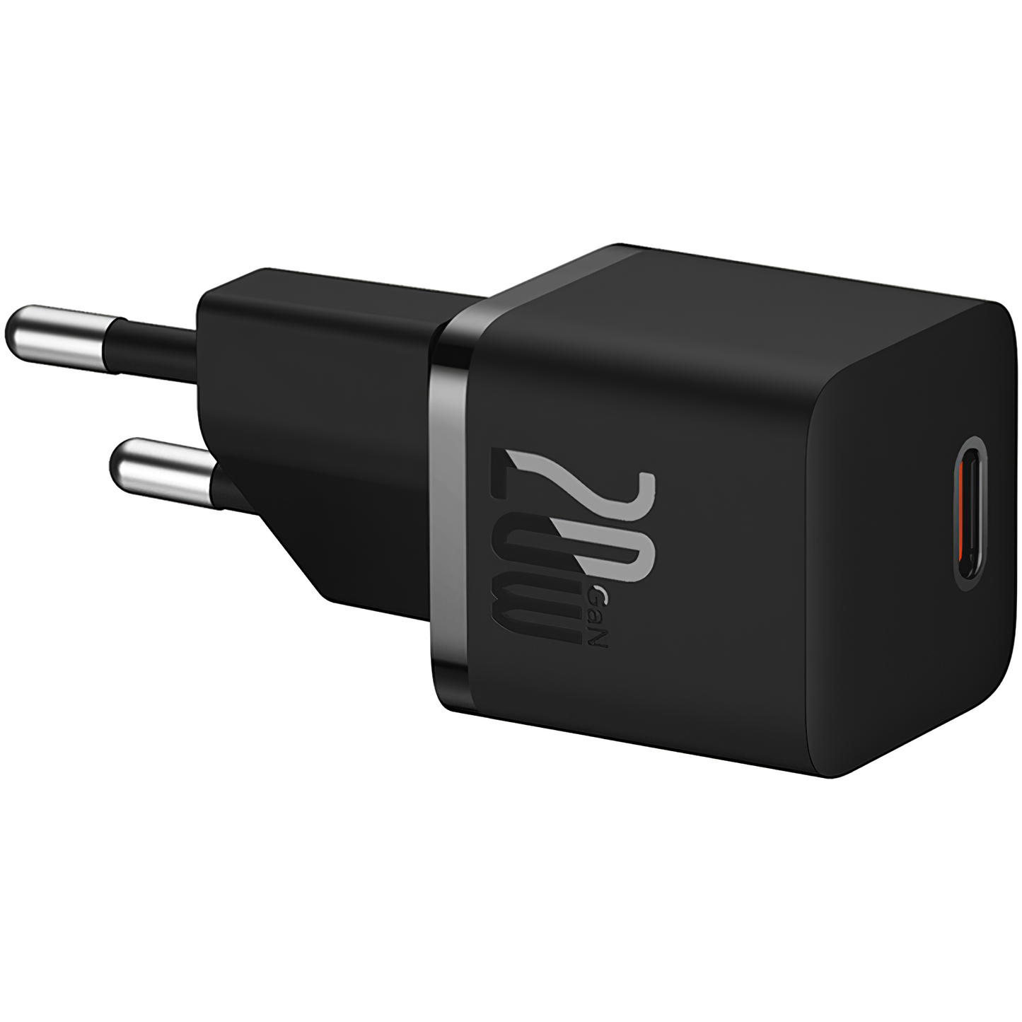 Punjač za mrežu s USB-C kabelom Baseus GaN5, 20W, 3A, 1 x USB-C, crni P10110900113-00