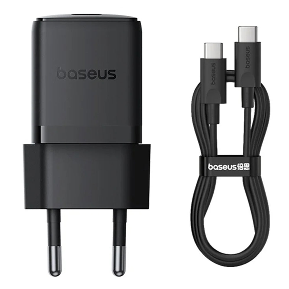 Punjač mreže s USB-C kabelom Baseus Palm, 30W, 3A, 1 x USB-C, Crni P10111605113-01