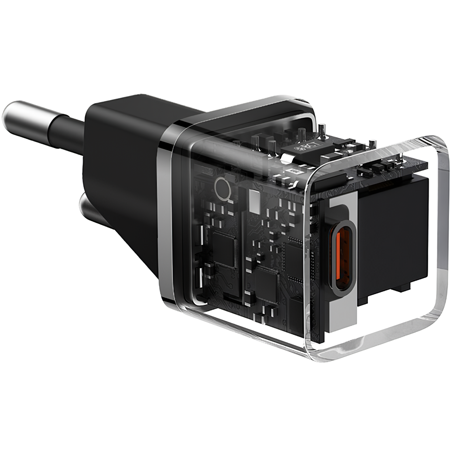 Punjač za mrežu s USB-C kabelom Baseus GaN5, 20W, 3A, 1 x USB-C, crni P10110900113-00