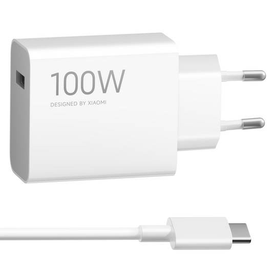 Punjač za mrežu s USB-C kabelom Xiaomi MY-19-ER, 100W, 6.1A, 1 x USB-A, Bijeli BHR095VEU
