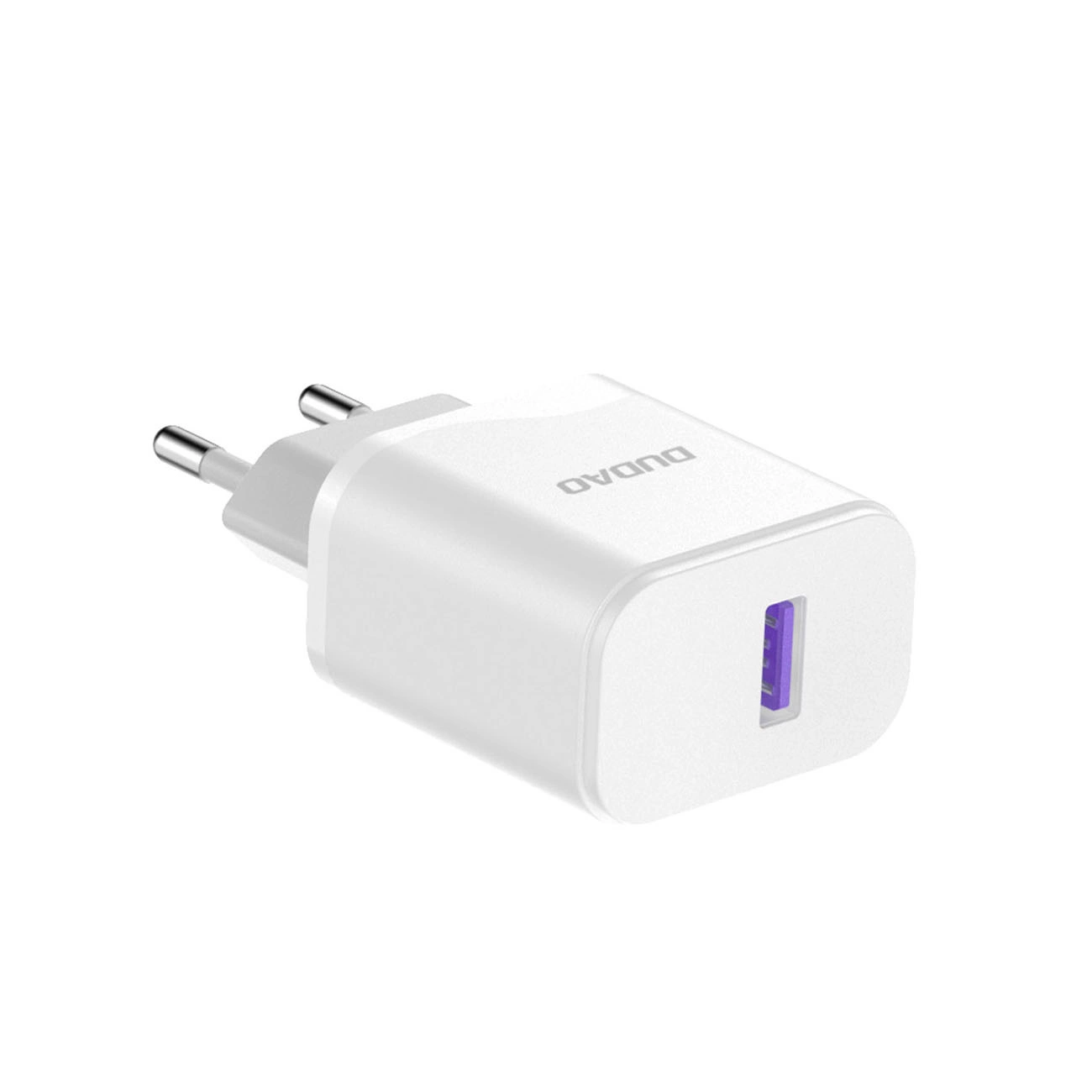 Punjač za mrežu s USB-C kabelom Dudao A20EU, 18W, 3A, 1 x USB-A, Bijeli