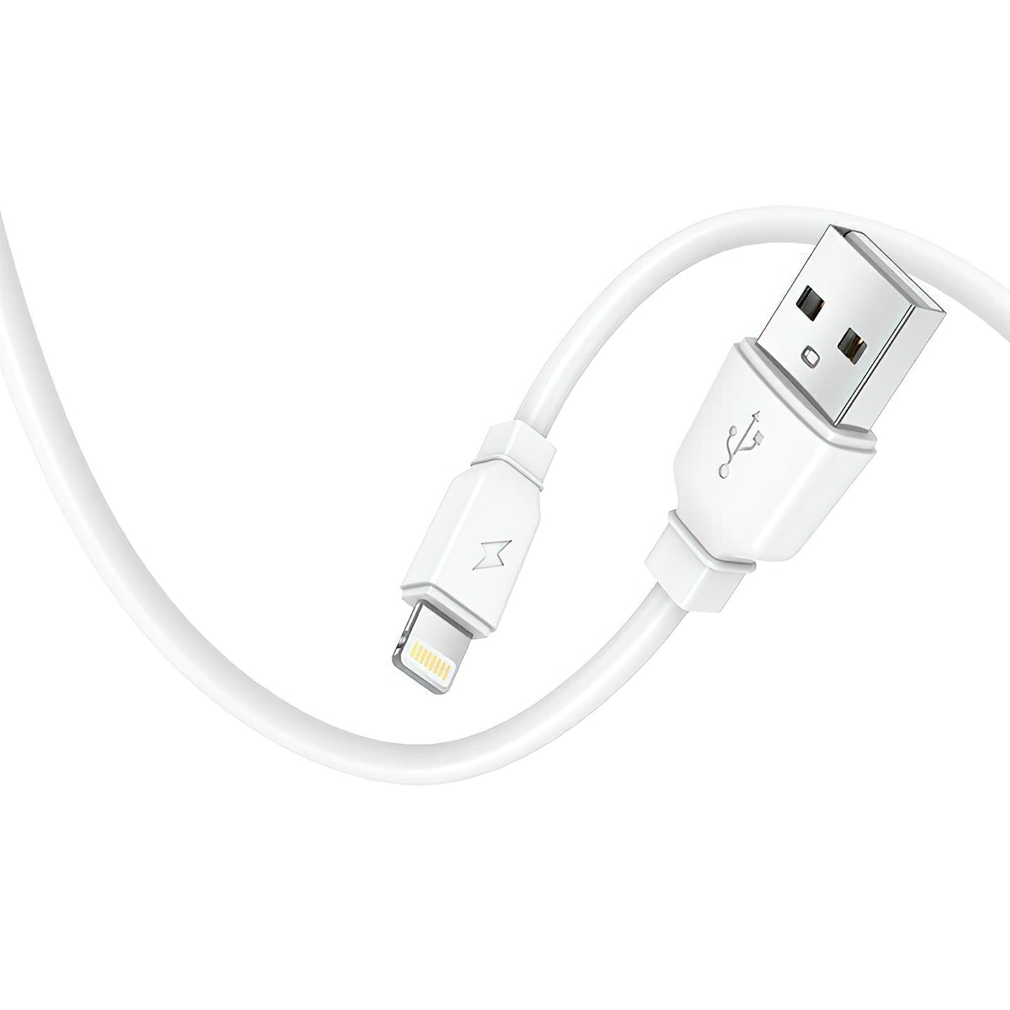 Punjač za mrežu s Lightning kabelom Prestico F9S, 12W, 2.4A, 1 x USB-A, Bijeli