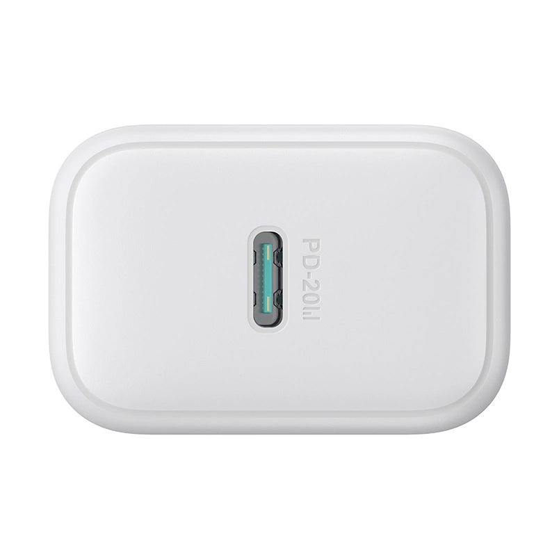 Punjač za mrežu s USB-C kabelom Joyroom JR-TCF20, 20W, 3A, 1 x USB-C, Bijeli