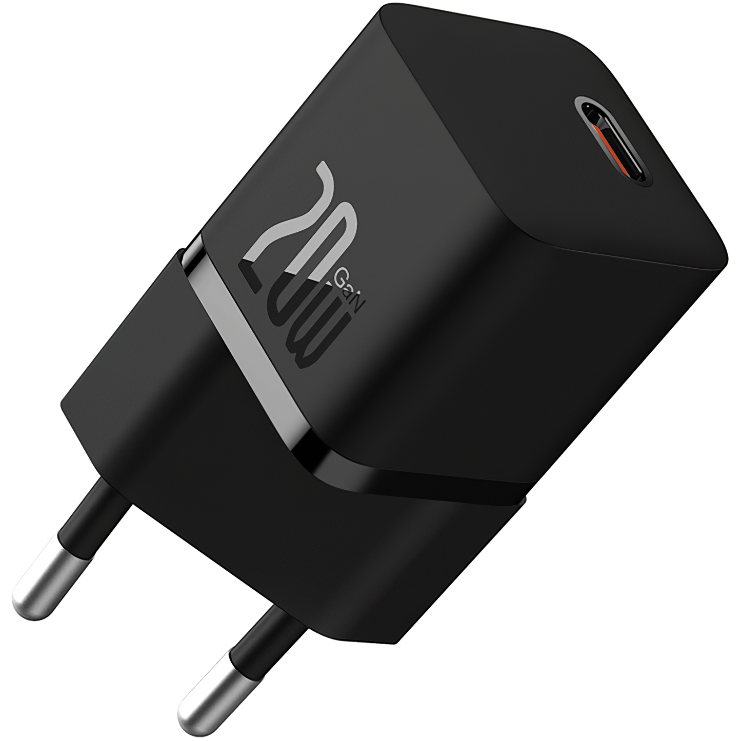 Punjač za mrežu s USB-C kabelom Baseus GaN5, 20W, 3A, 1 x USB-C, crni P10110900113-00
