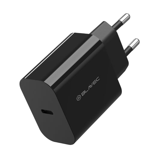 Punjač za mrežu s USB-C kabelom Blavec BC-7, 45W, 3A, 1 x USB-C, Crni